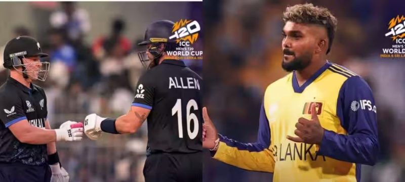 New Zealand Set Challenging 169 Target for Sri Lanka in T20 World Cup