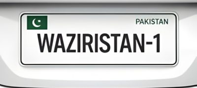 Personalised Number Plate ‘Waziristan 1’ Sold for Rs 40.6 Million