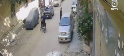 CCTV Footage Reveals Shocking Accident and Robbery Incidents in Karachi