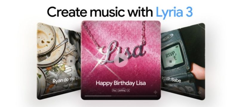 Google Integrates Lyria 3 Model Into Gemini for AI Music Generation