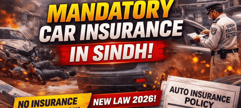 Vehicle Registration in Sindh Now Requires Third-Party Insurance