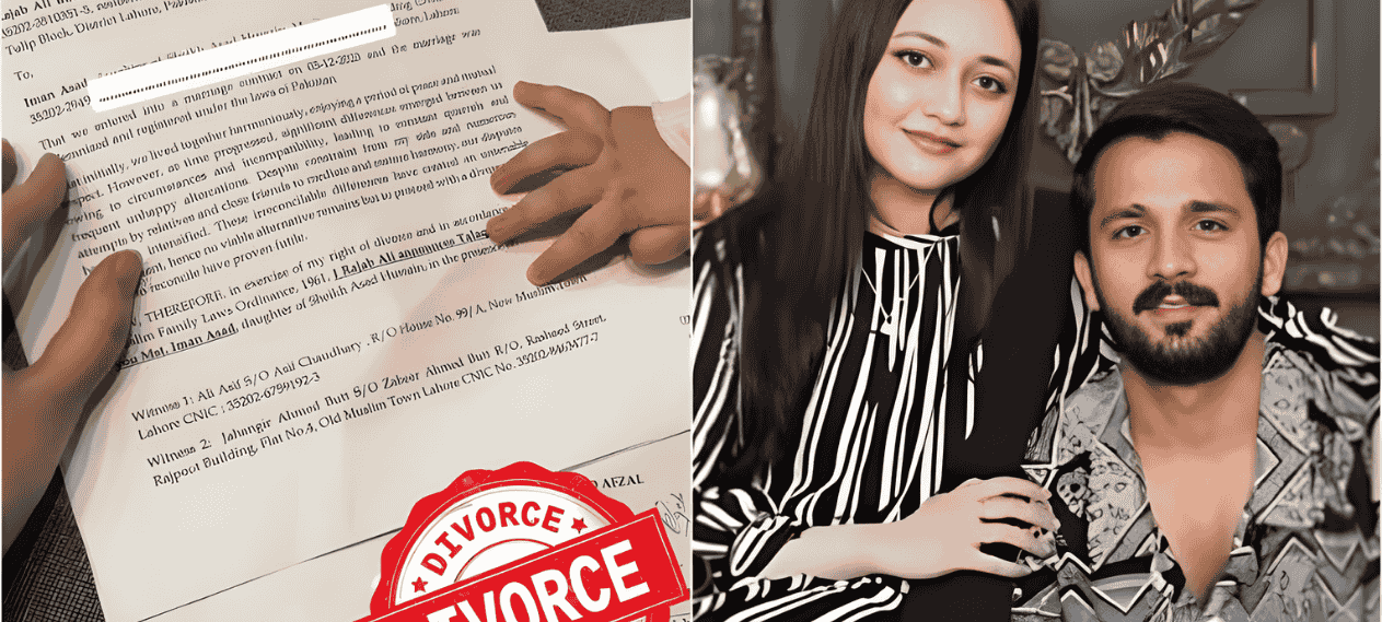 Rajab Butt And Iman Fatima Officially Divorced After Social Media Post