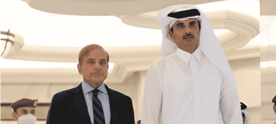 Shehbaz Sharif, Qatar Emir Discuss Regional Peace Efforts