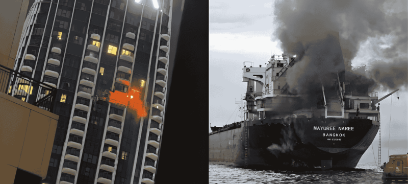 Drone Strikes Building Near Dubai Creek Harbour, Causing Small Fire Amid Regional Conflict