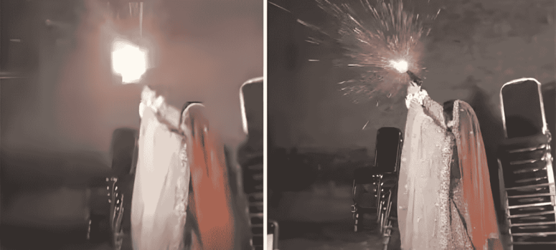 Bride Arrested in Mandra Over Aerial Fire At Wedding Ceremony