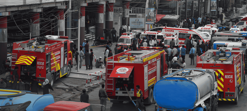 Brand New Motorcycles Worth Rs30 Million Destroyed in Fire in Karachi