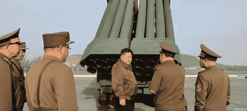 North Korea Conducts Test-Launch of 12 Rocket Launchers Amid US-South Korea Drills