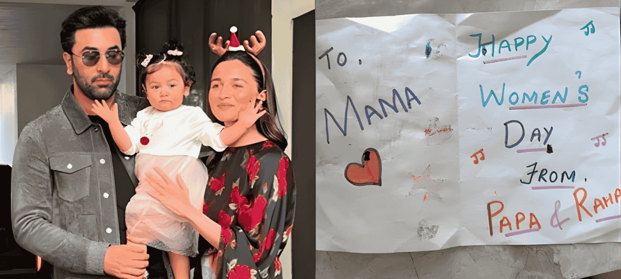 Alia Bhatt Surprised With Heartwarming Women’s Day Card from Family
