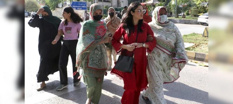 Aurat March in Islamabad Police Detain 25 Activists on Women’s Day