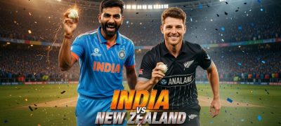 India Sets Record 256-Run Target Against New Zealand in T20 World Cup Final