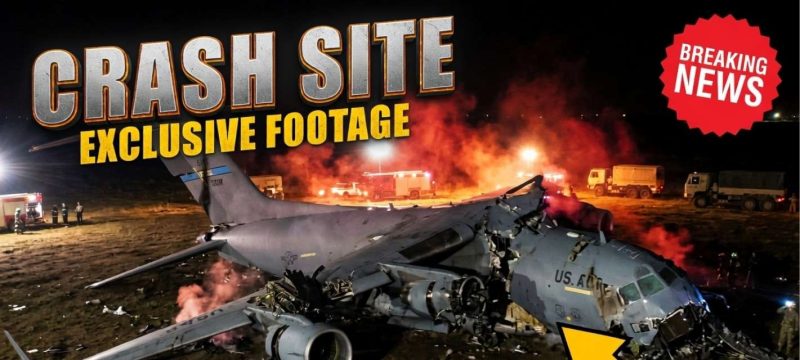 US Refueling Jet Suddenly Crashes in Iraq — Four Dead as Conflict Intensifies