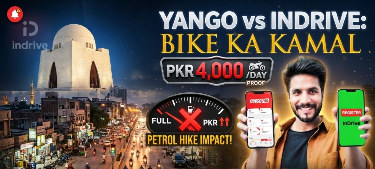 Yango and InDrive Fares Jump 100% as Petrol Prices Rise by Rs 55