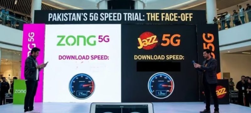 Zong vs Jazz: Who Leads Pakistan’s 5G Speed Trial Race?