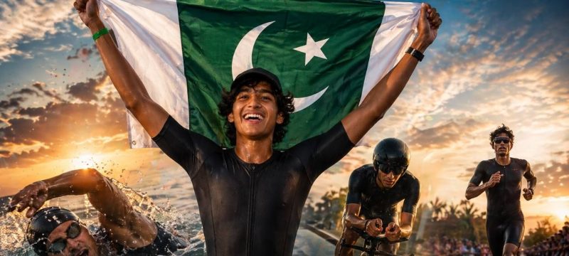 19-Year-Old Ryan Habib Ahmad Becomes Youngest Pakistani to Complete Ironman Challenge