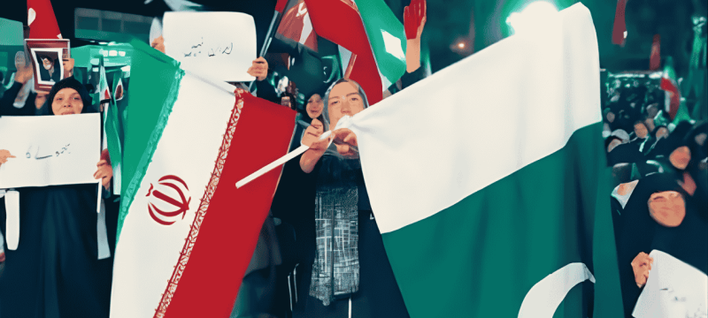 Massive Tehran Rally Highlights Pakistani Flag And Women's Participation