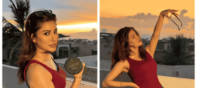 Mehwish Hayat Enjoys in Golden Sunset, Shares Stunning Photos With Fans