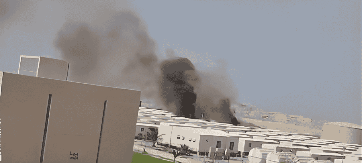 UAE Port Fire Injures Four Following Drone Debris Incident