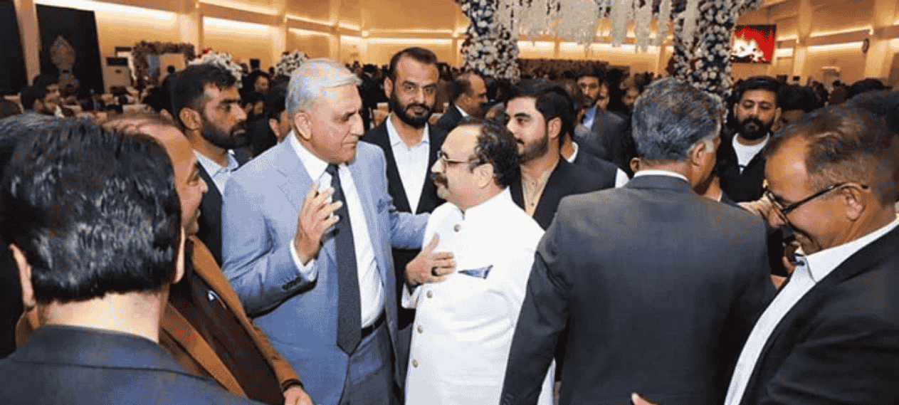 General Qamar Javed Bajwa Makes First Public Appearance At Wedding