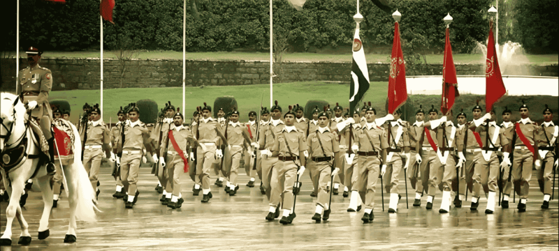 Passing Out Parade Held At PMA Kakul Amid Rain And Strong Military Display