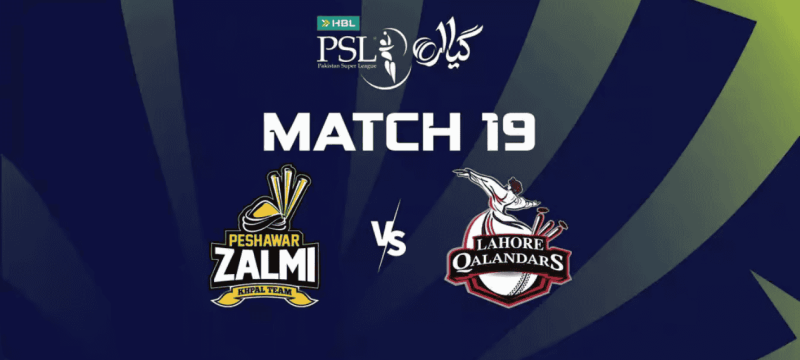 Peshawar Zalmi Take On Lahore Qalandars in PSL 2026 Clash