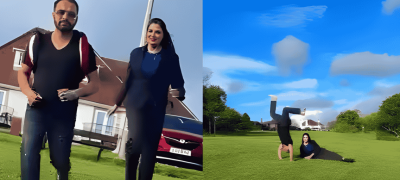 Fiza Ali Video Goes Viral As Husband Shows Aerobatic Stunts in UK
