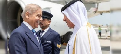 PM Shehbaz Sharif Begins Official Visit to Qatar Amid Strong Diplomatic Welcome