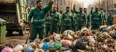 Sutra Punjab Workers Dump Garbage on Streets in Protest Over Unpaid Salaries