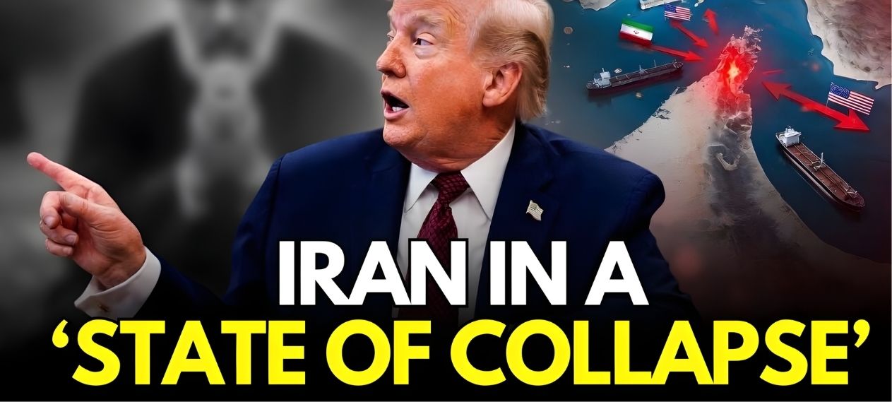 Trump Says Iran in ‘State of Collapse,’ Wants Strait of Hormuz Reopened