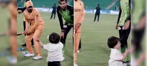 Babar Azam’s heartwarming moment with Shaheen Afridi’s son goes viral