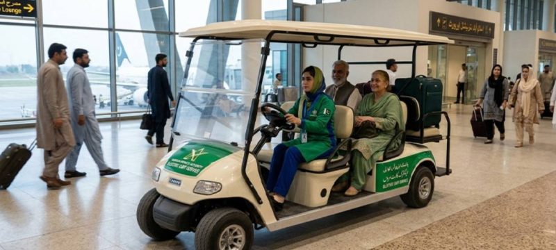 KARACHI – Pakistan Airports to Launch Electric Cart Service for Passengers