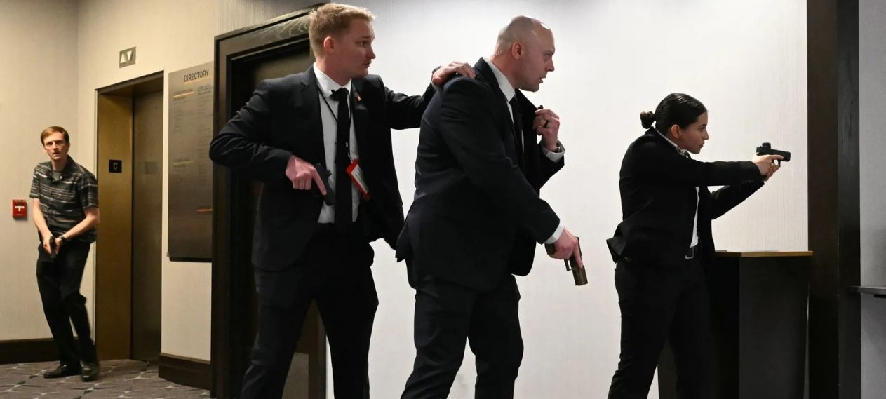 WASHINGTON – Trump Evacuated Safely After Armed Security Breach At White House Correspondents’ Dinner