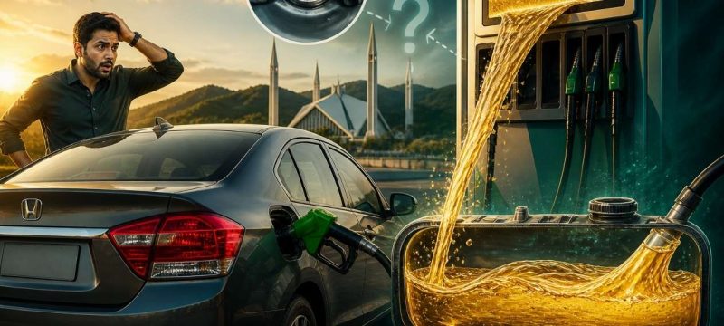Honda City Owner Left Shocked After 56 Liters Were Billed Into 42-Liter Tank at Islamabad Aramco Pump
