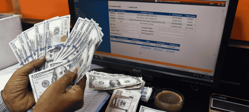 Currency Exchange Rates in Pakistan Show Stable Trend