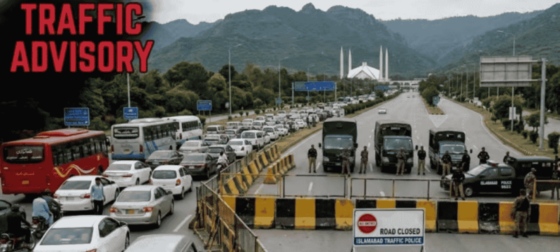Marka-e-Haq Event Causes Traffic Disruptions in Islamabad Ahead of Ceremony