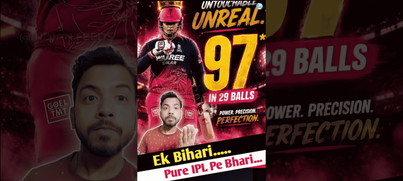Ek Bihari Pure IPL Pe Bhari” Goes Viral Among Cricket Fans