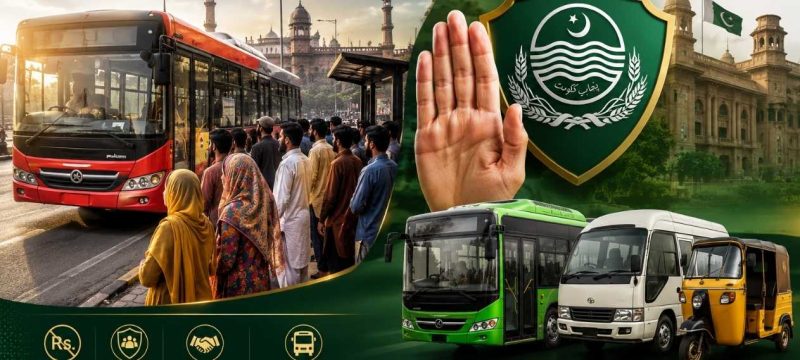 Punjab Government Announces No Increase in Public Transport Fares