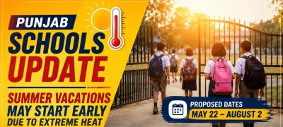 Punjab Government Considers Early Summer Vacations for Schools Amid Rising Heat