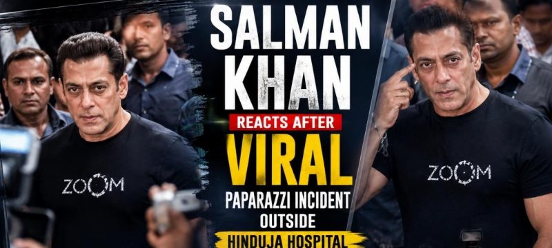 Salman Khan Reacts After Viral Paparazzi Incident Outside Hinduja Hospital