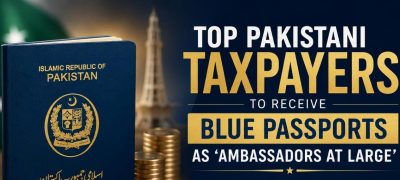 Top Pakistani Taxpayers to Receive Blue Passports as ‘Ambassadors at Large’