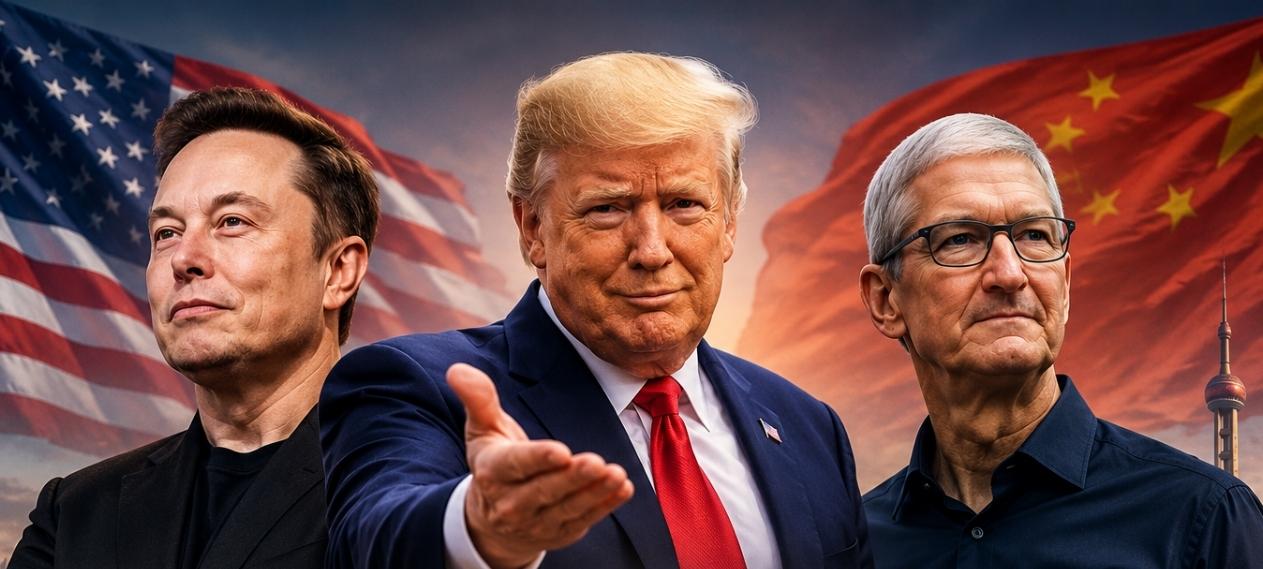 Trump Invites Elon Musk and Apple CEO for China Visit Amid Speculation