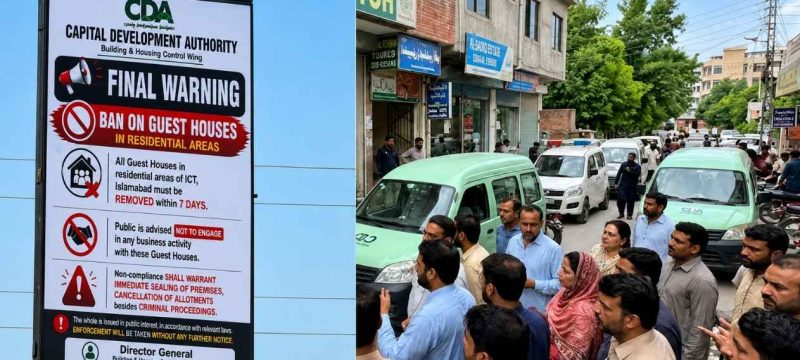 Hundreds of Businesses Face Shutdown as CDA Intensifies Crackdown on Islamabad Guest Houses