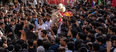 8th Muharram Zuljanah Procession Begins from Lahore’s Historic Mori Gate