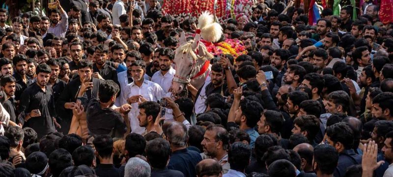 8th Muharram Zuljanah Procession Begins from Lahore’s Historic Mori Gate