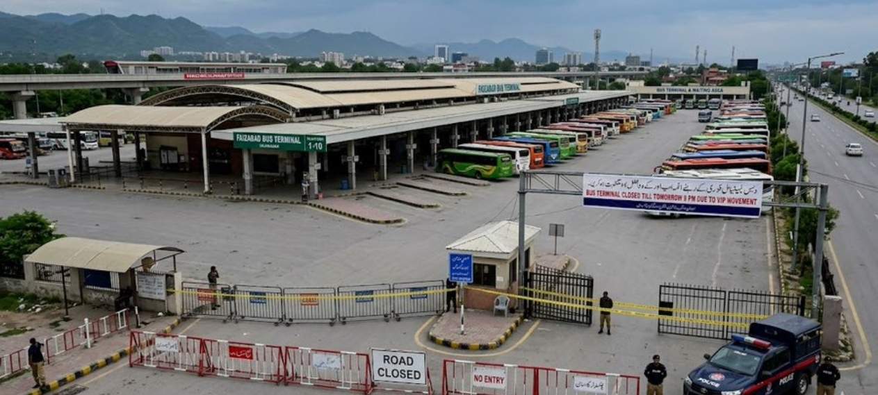 Faizabad Bus Terminals Closed Ahead of Iranian President Masoud Pezeshkian’s Visit