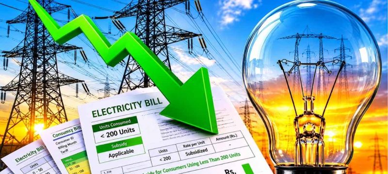 Government Decides to End Electricity Subsidy for Consumers Using Less Than 200 Units