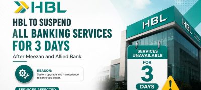 HBL to Suspend All Banking Services for Three Days After Meezan and Allied Bank