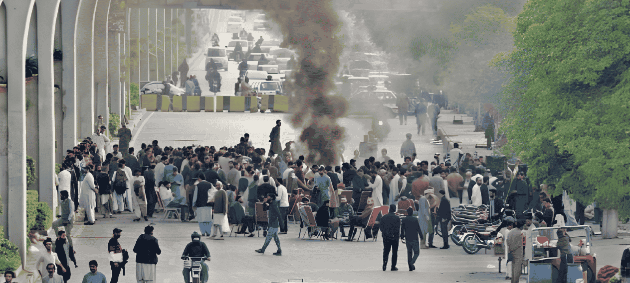 PTI Protest Triggers Security Alert And Traffic Disruptions in Islamabad And Rawalpindi
