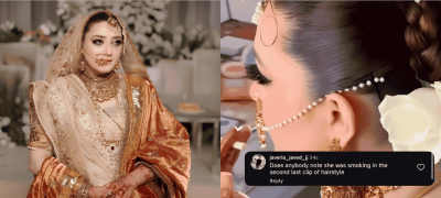 Momina Iqbal’s Smoking Video Sparks Debate During Wedding Festivities