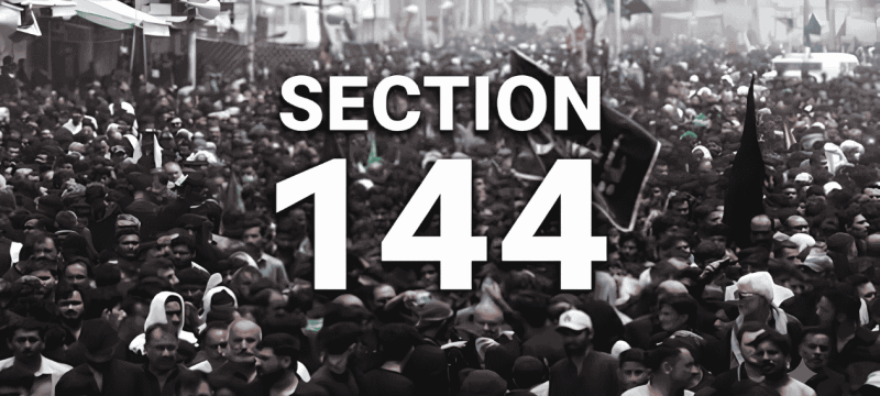 Punjab Imposes Section 144 From 1st To 10th Muharram Security