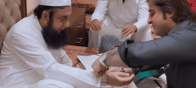 TikToker Kashmir Zameer Gifts Luxury Watch To Maulana Tariq Jameel